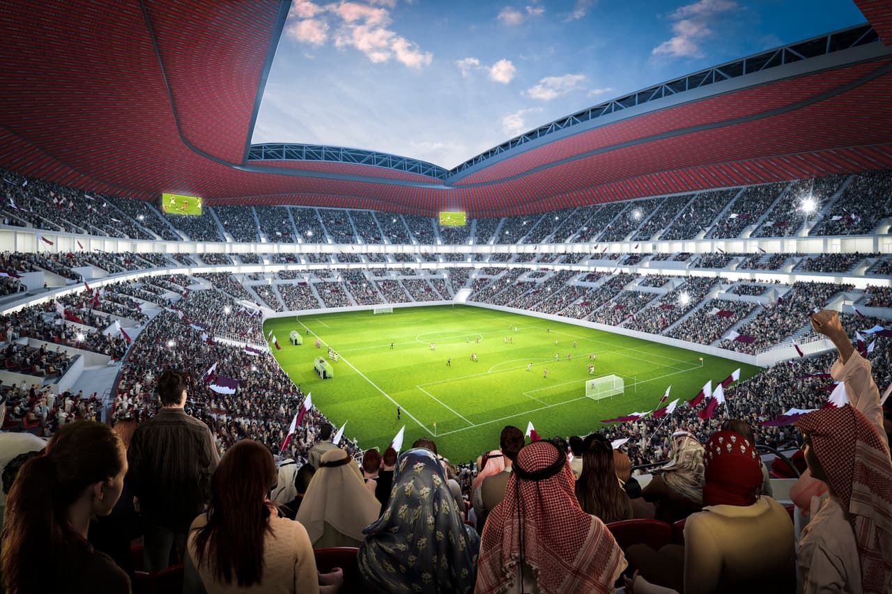 La construcción del Al Bayt Stadium comenzó en 2015 con una inversión de 770 millones de euros.