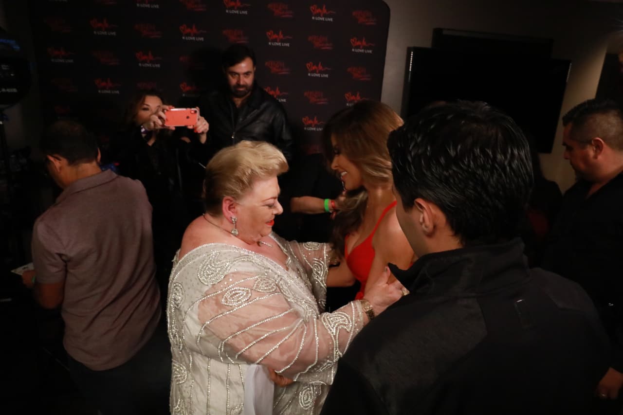 Las dos se dieron un abrazo y dijeron lo mucho que se admiran la una a la otra.