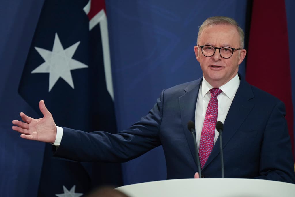 El primer ministro de Australia, Anthony Albanese.