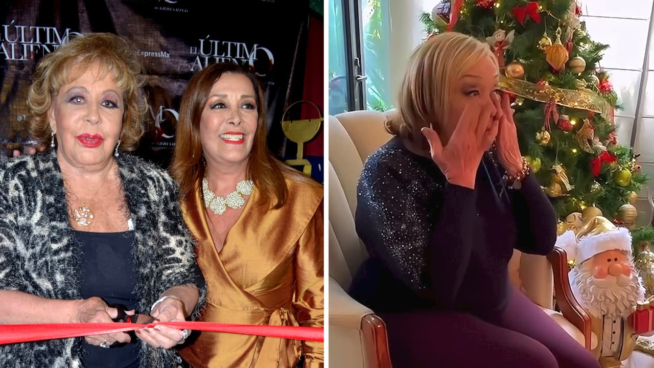 Sylvia Pasquel rompe en llanto en la primera Navidad sin su madre y envía mensaje