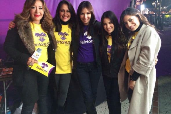 Daniel Arenas, Maite Perroni, Prince Royce y más compartieron fotos personales de su experiencia en el escenario y tras bambalinas de Teletón USA 2014