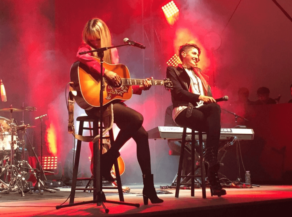 El concierto que dieron el lunes por la noche en México, conservó lo mejor de sus éxitos para formar una velada romántica.