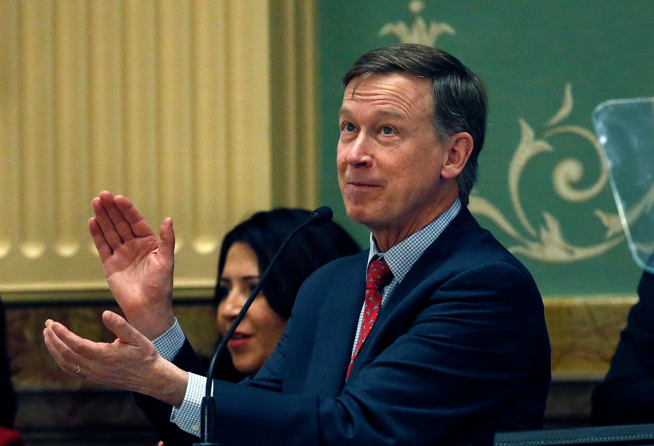 Exgobernador demócrata de Colorado se suma a la carrera presidencial 2020