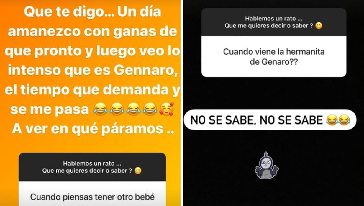 Francisca contestó a sus seguidores en Instagram.