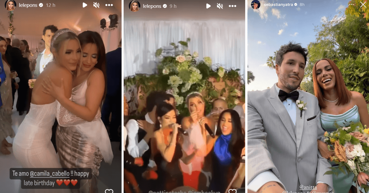 Los invitados en la boda de Lele Pons y Guaynaa