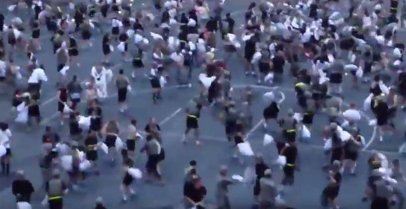 Pelea de almohadas en West Point