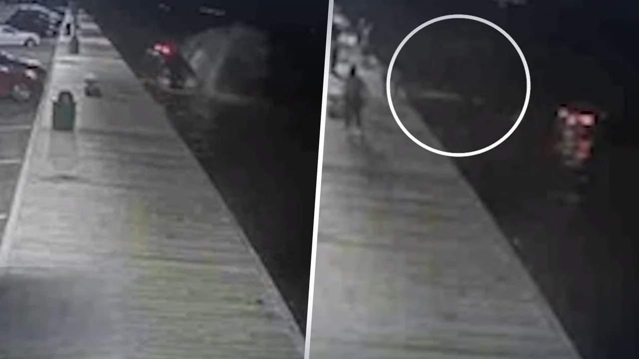 Mujer de 18 años que confundió los pedales en su auto y cayó al agua, es rescatada por adolescente