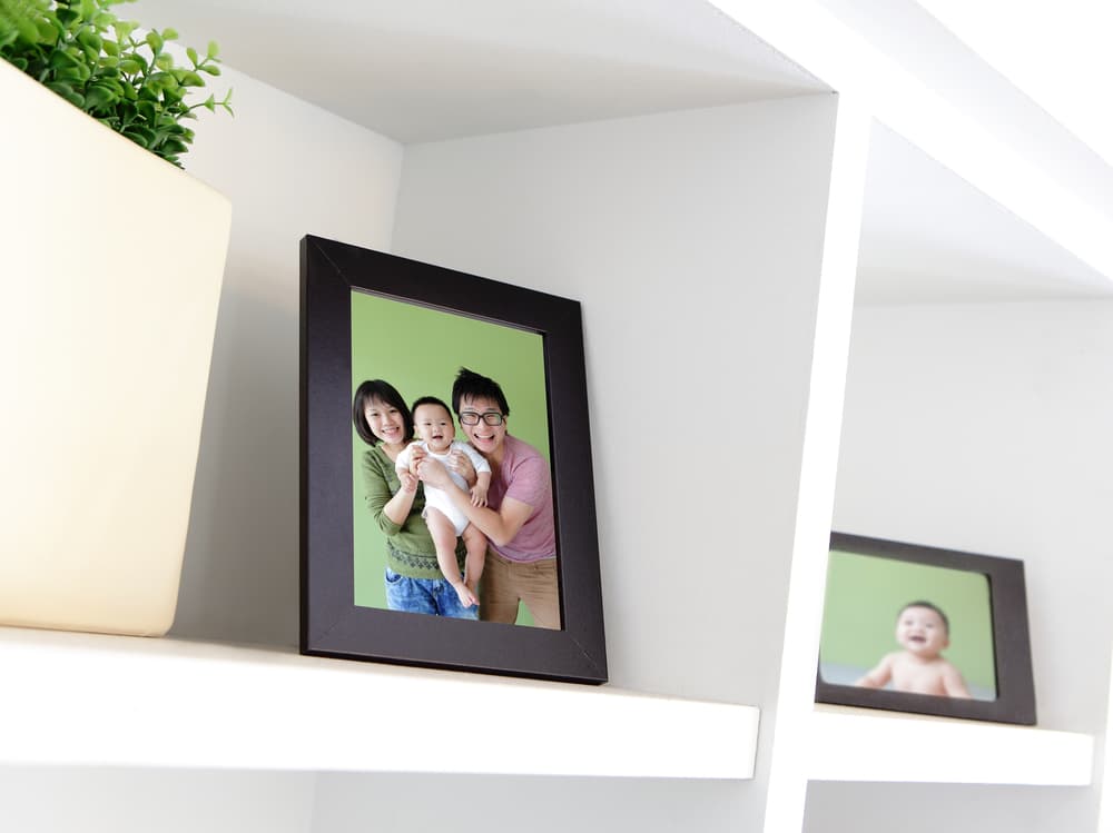 Si tuviste un mal día, llegar a casa y encontrarte con esas fotos te ayudarán a recordar lo afortunada que eres por tener una gran familia.