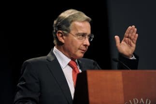 El ex presidente Álvaro Uribe.