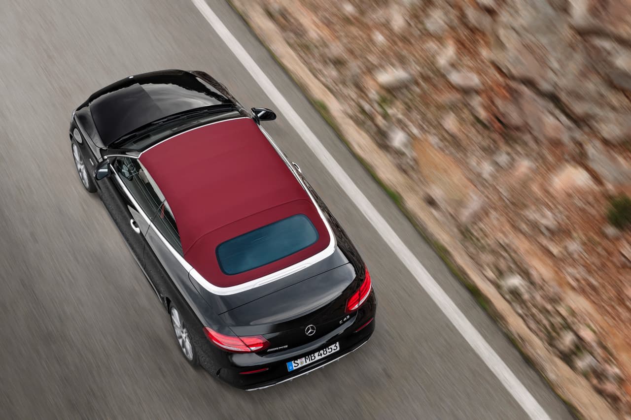 El Mercedes-AMG C43 Cabriolet transmite solidez y seguridad