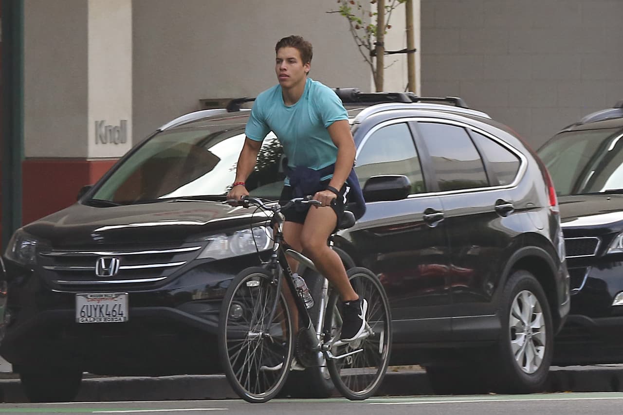 Los dos se ejercitaron cómodos, en playera y shorts.