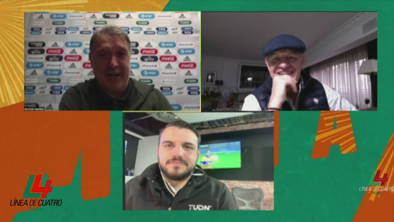 ¡Frente a frente! 'Tata' Martino y su conversación con Javier Aguirre