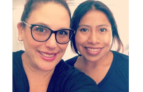 El encuentro de Angélica Vale y Yalitza Aparicio 