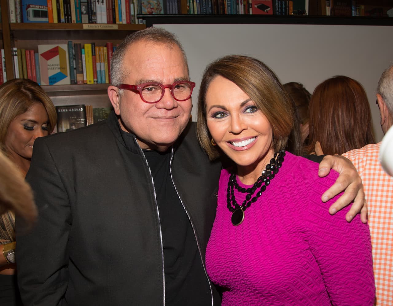 María Elena Salinas no se podía perder esta presentación.