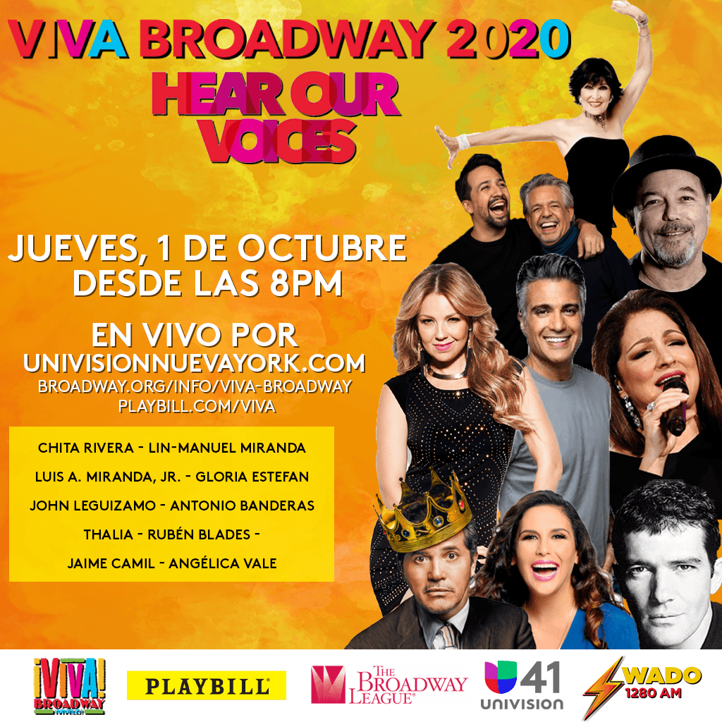 Concierto virtual 'Viva Broadway 2020'