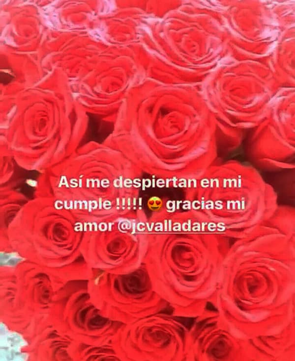 Desde que amaneció, la ex Miss Universo recibió una sorpresa de cumpleaños por parte de su marido.