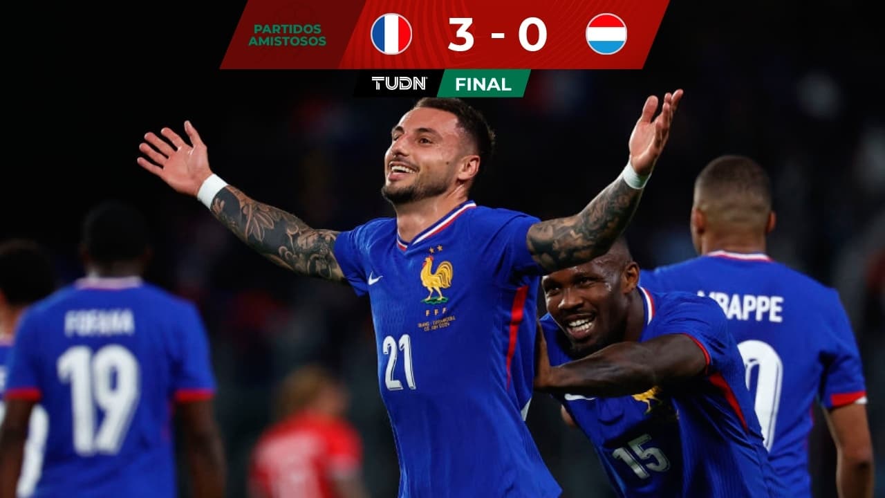 ¡Mbappé y 10 más! Francia 'baila' a Luxemburgo rumbo a la Euro 2024