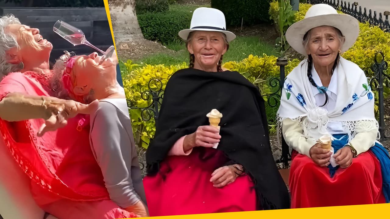 Abuelitas en TikTok disfrutan a sus amigas sin importar la edad: bailan, viajan y beben juntas