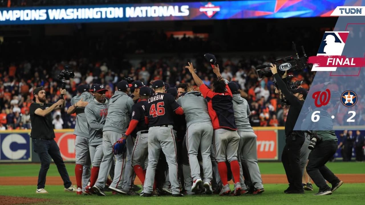 Los Nationals desafían toda lógica y conquistan la Serie Mundial
