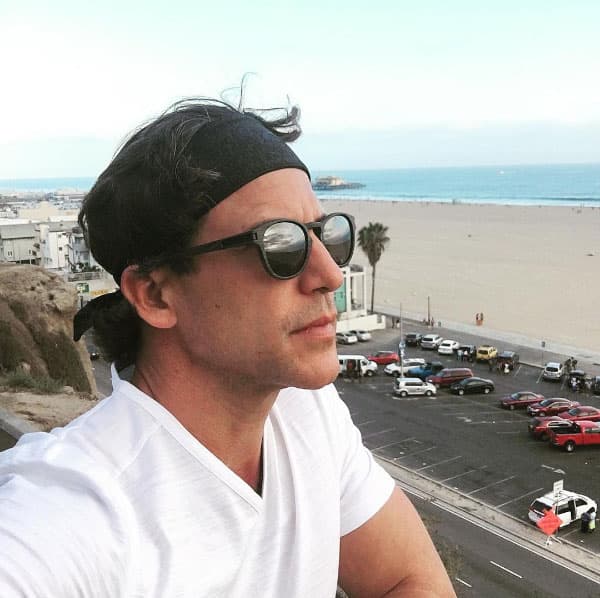 Visitaron la playa de Santa Monica en California.