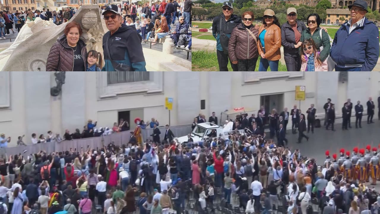 Desde Illinois hasta el Vaticano: una familia mexicana testigo de la última misa del papa Francisco