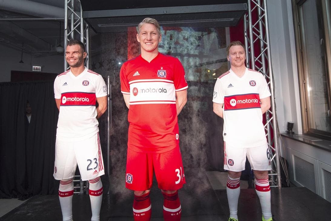 Bastian Schweinsteiger, Nemanja Nikolic y Dax McCarty, las caras visibles del club de 'la Ciudad del Viento'. (Chicago Fire)