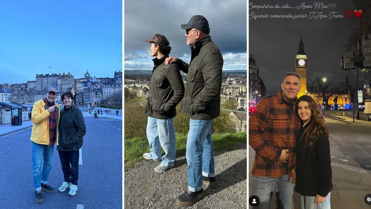 Eduardo Santamarina celebra un logro más de su hijo en su camino a la actuación.