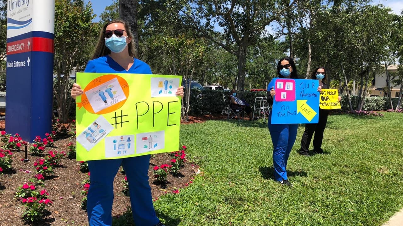 ¿Quién se encargará de todos los enfermos?: protestan en hospitales por falta de protección contra el coronavirus