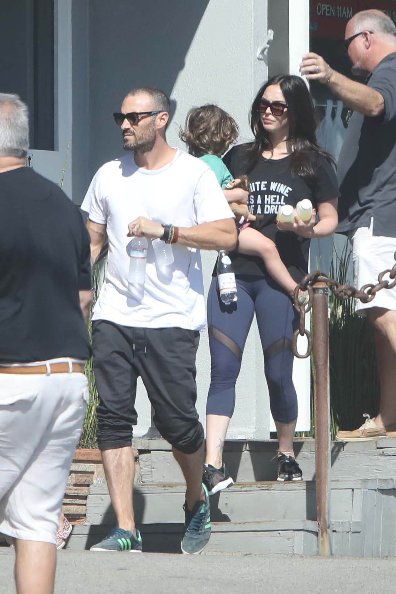 Megan dio a luz a su tecer niño el pasado mes de agosto.