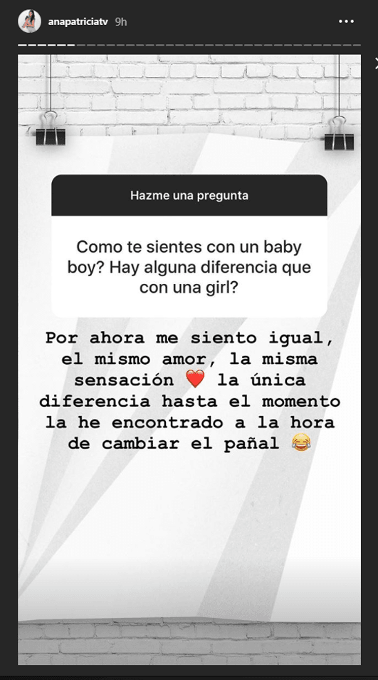 La conductora respondió a preguntas de sus seguidores en Instagram.