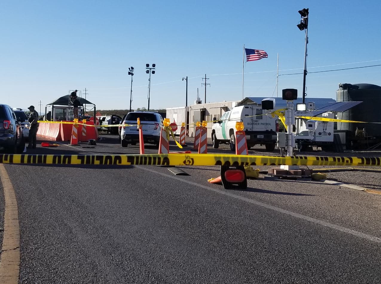Tiroteo en el retén de la Patrulla Fronteriza en Arizona dejó a una persona herida