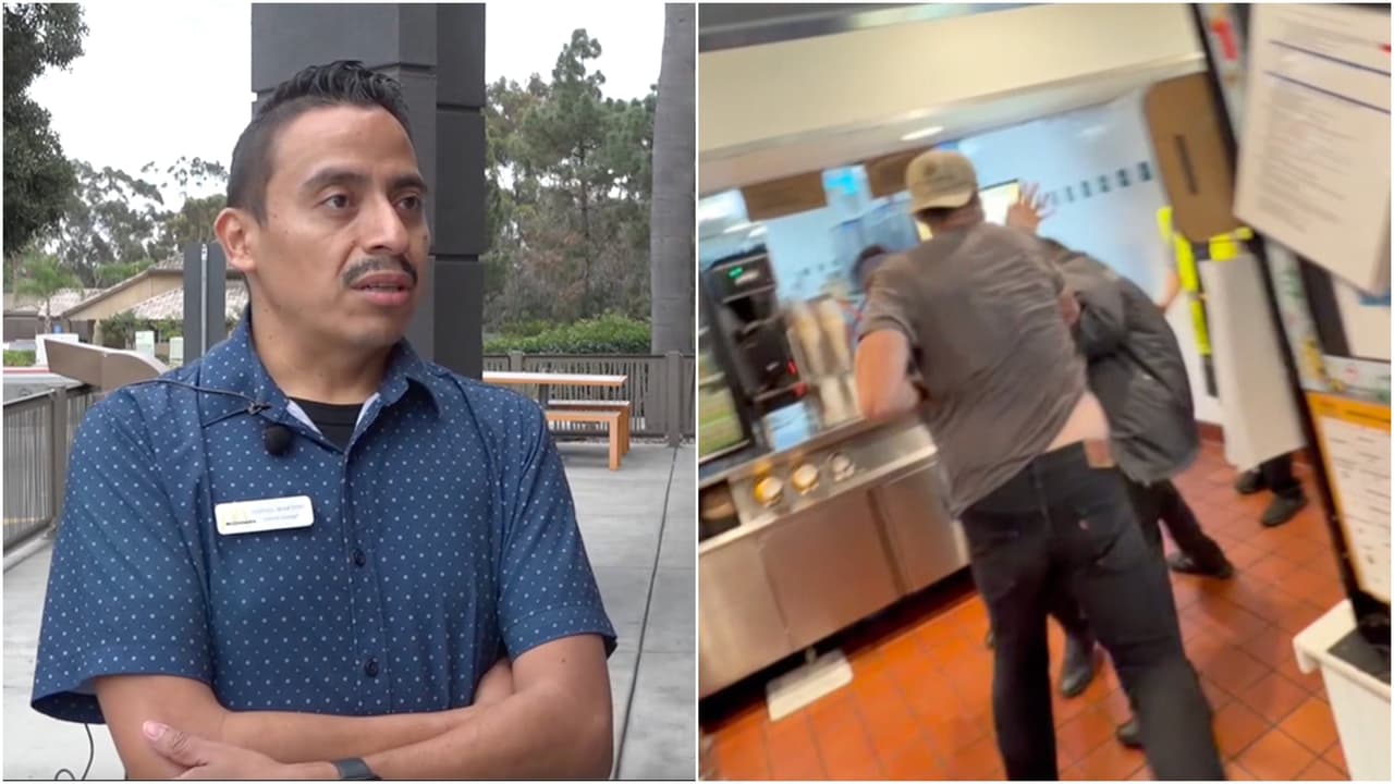 Fingió ser agente de ICE y golpeó a gerente hispano de McDonald’s en California