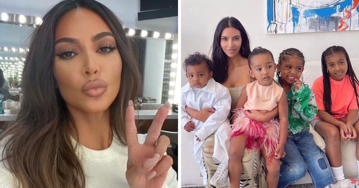 Kim Kardashian tiene una extravagante (y costosa) forma de despertar a sus hijos por la mañana