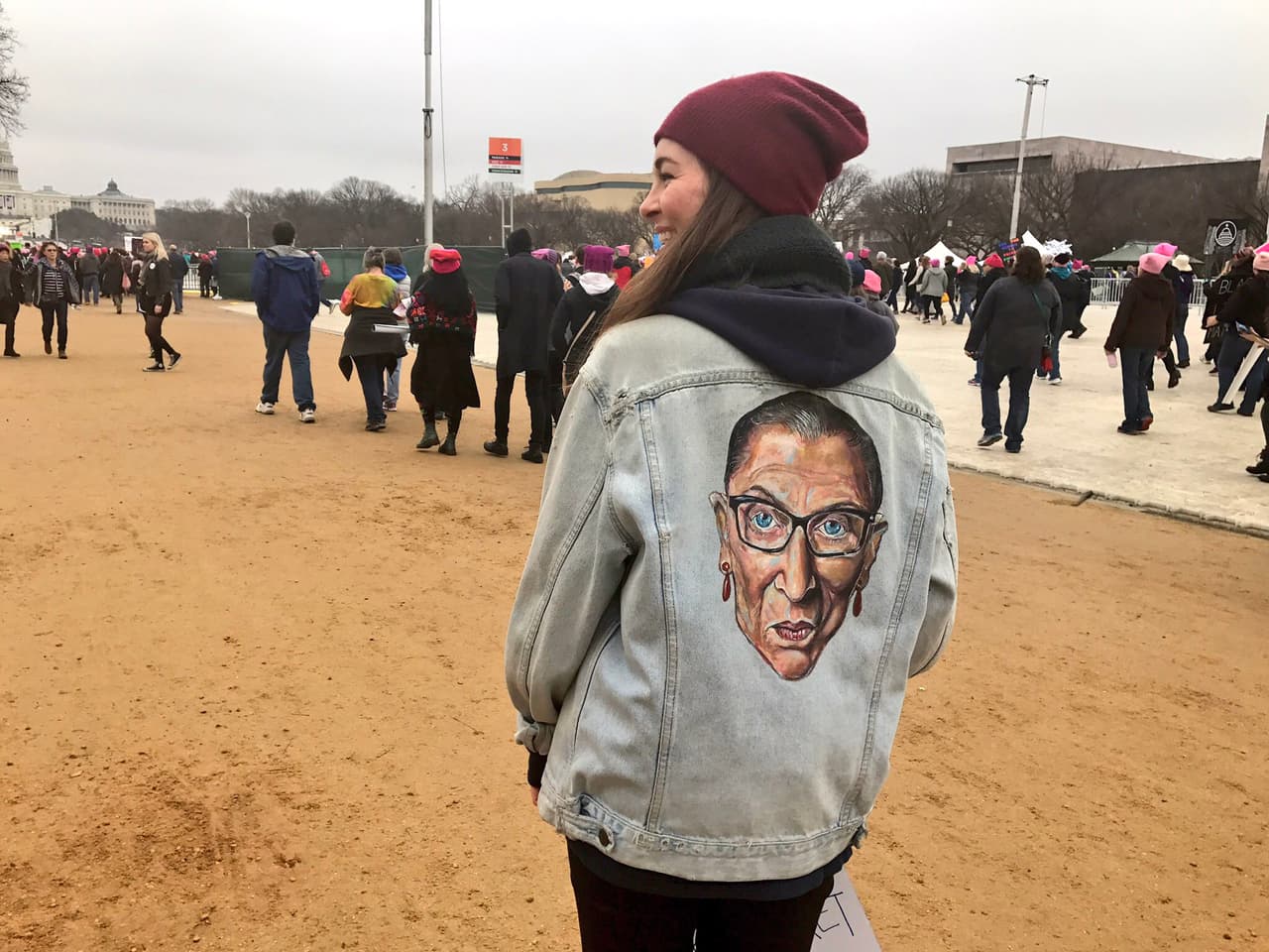 Ruth Bader Ginsburg, la heroína de la marcha y la mujer más poderosa en Washington 