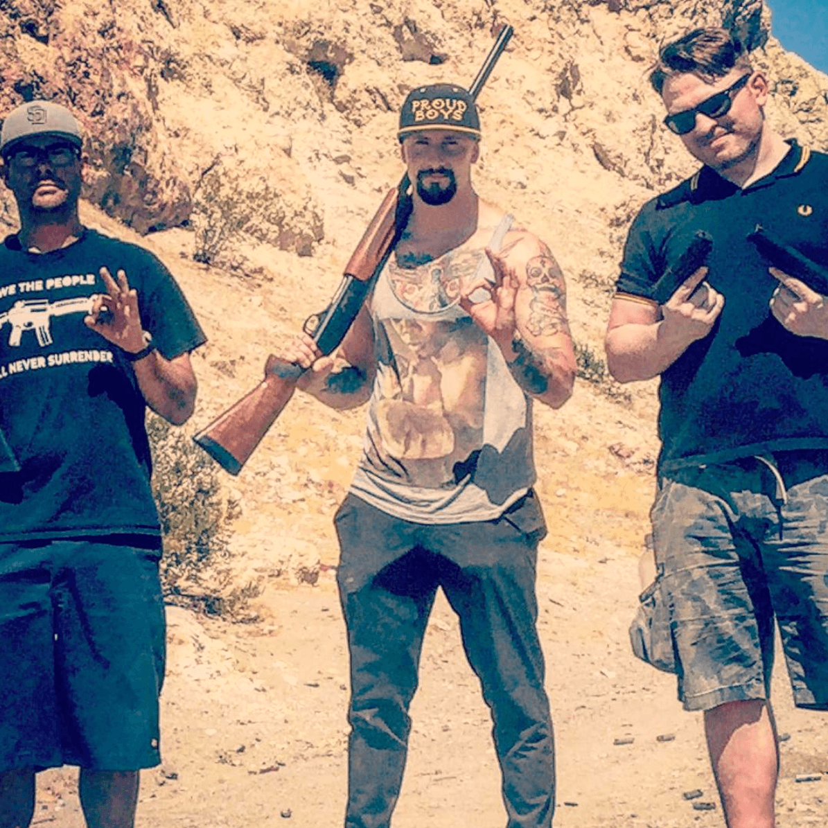 Los chicos orgullosos.