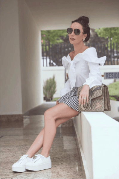 La bella Inés sabe bien cómo sacarle provecho a su look en cada ocasión.