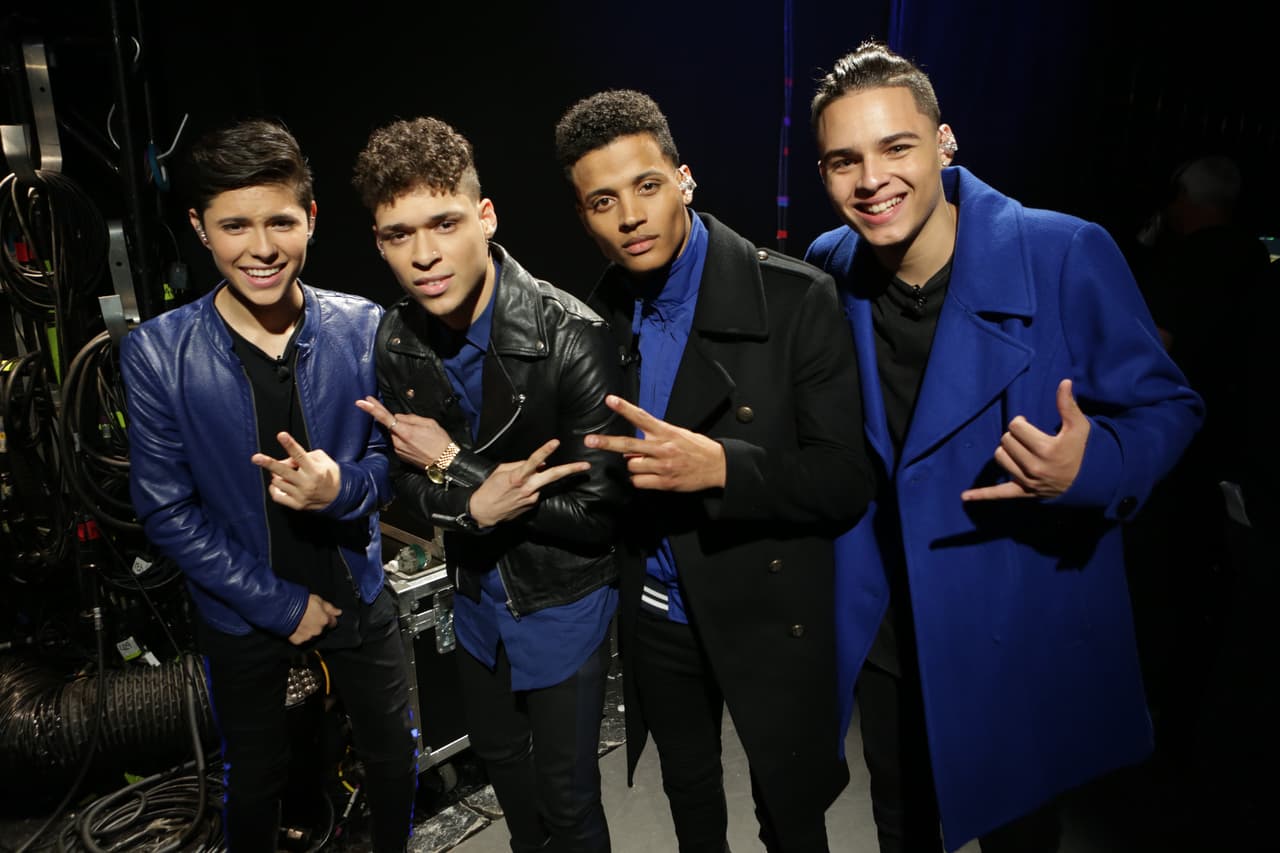 Edward, Garmandy, Christian y Brian derritieron corazones.