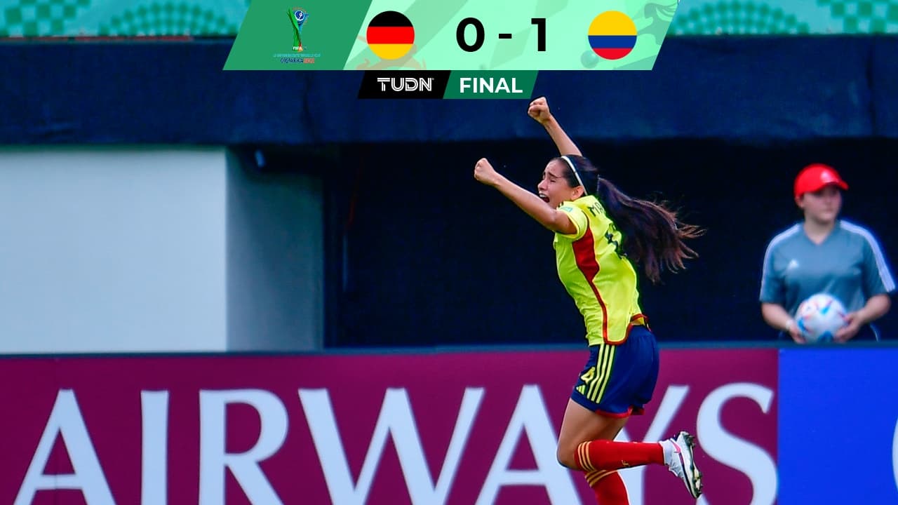 Colombia se impuso en los momentos finales del partido ante Alemania en el inicio del Mundial Femenil Sub-20.