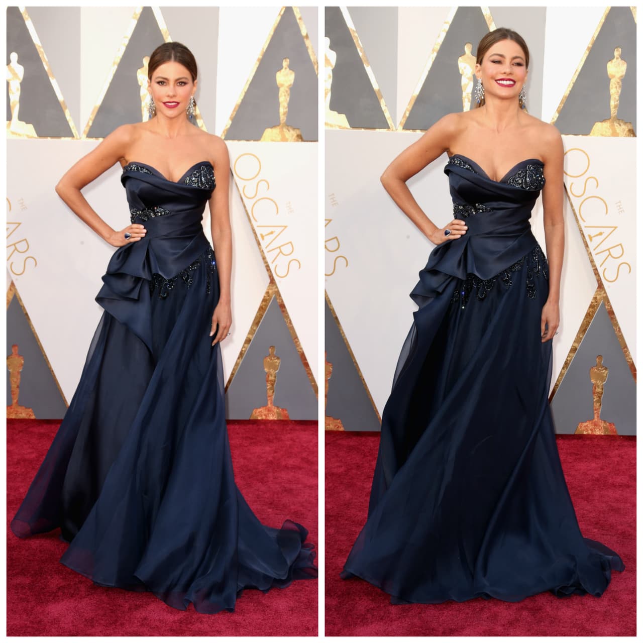 Sofía Vergara, en Marchesa.