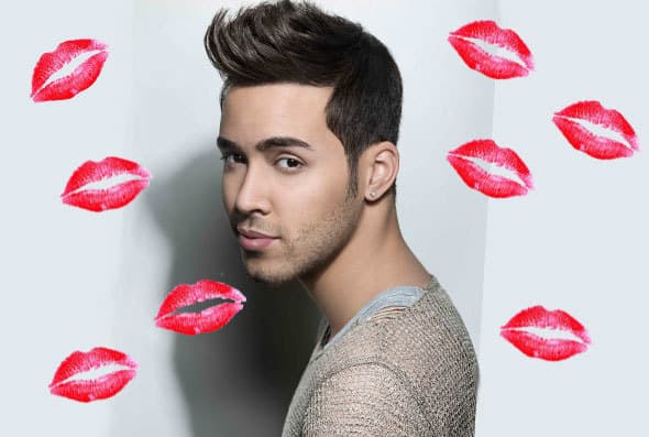Muacks, muacks, ¿cuántas mueren por robarle un beso a Prince Royce?