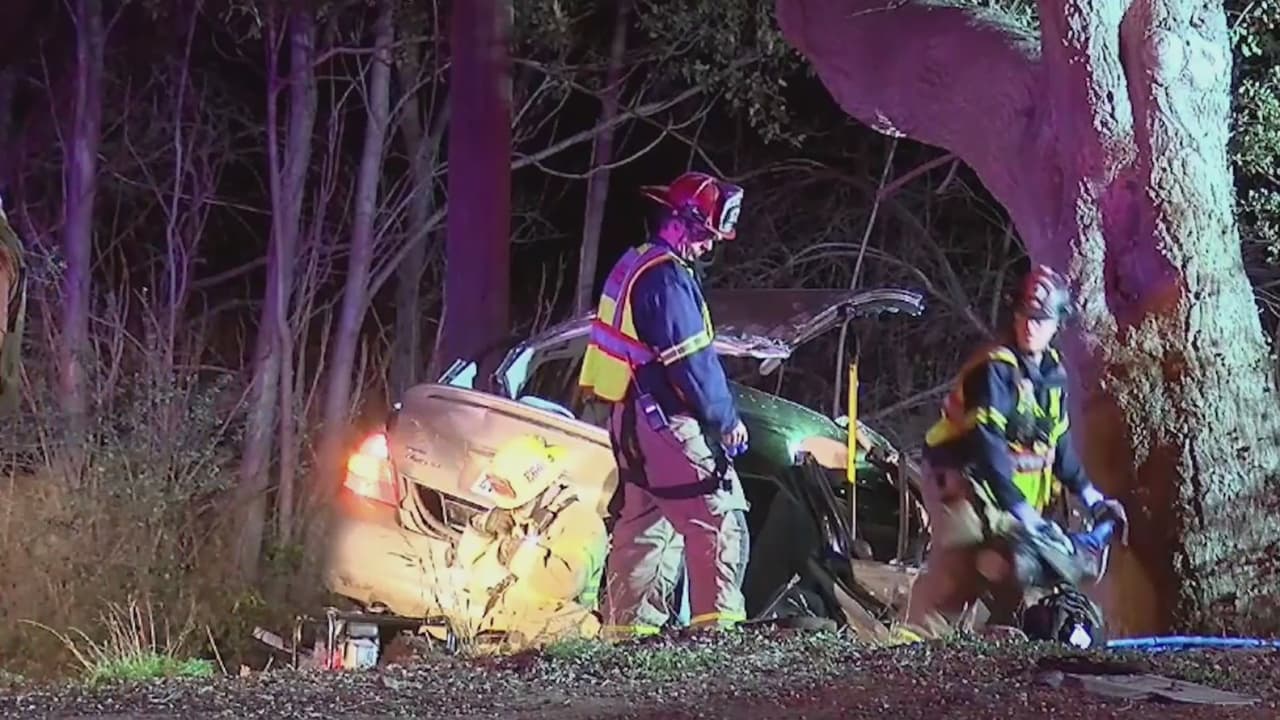 "Tenían entre 15 y 16 años”: identifican a los 3 menores que murieron en choque provocado en Temescal Valley