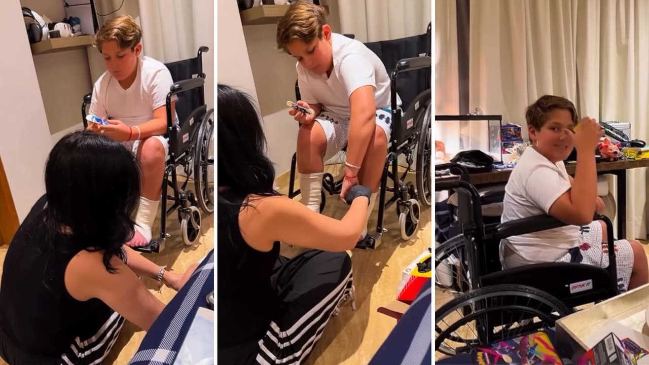 Patricio, el sobrino de Anahí, se está recuperando.