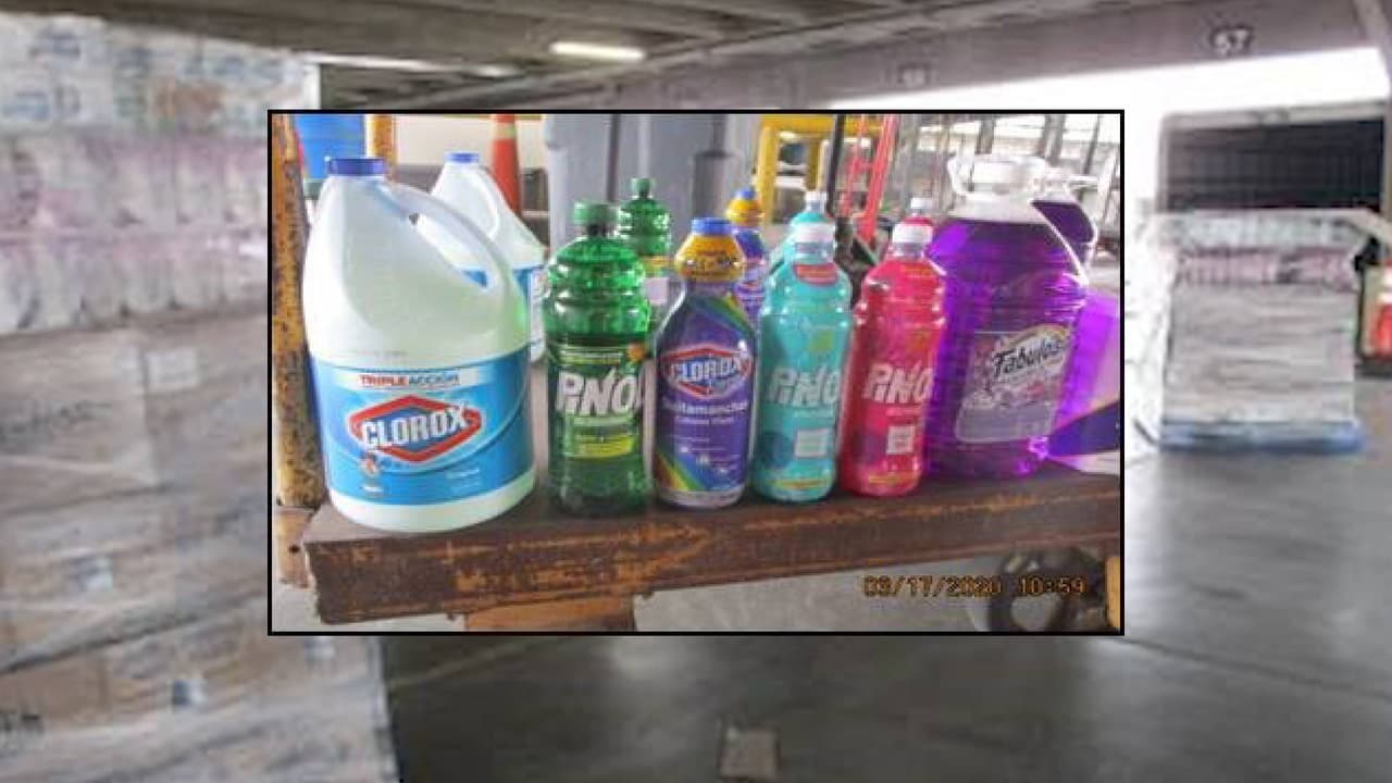 Patrulla Fronteriza incauta productos de limpieza alterados en medio de las compras de pánico en Estados Unidos