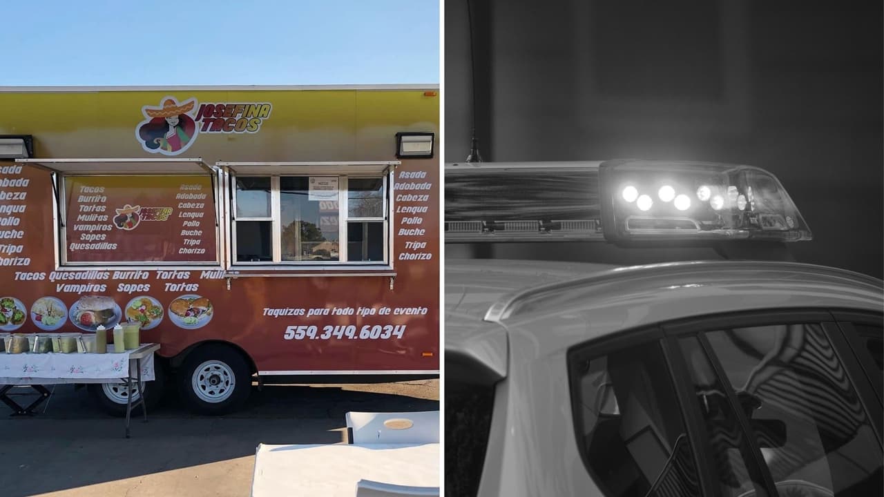 Sospechoso de robo a tres taco trucks es detenido tras ataque y persecución en Fresno