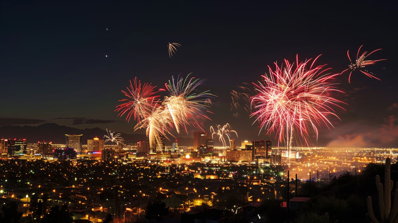 <b>Phoenix Light Up the Sky</b>
<br>El Departamento de Parques y Recreación de Phoenix invita al evento familiar gratuito Light Up the Sky, que se realizará el miércoles 3 de julio en American Family Fields de Phoenix, ubicado en 3600 N 51st Ave., de 6:30 p.m. a 10:00 p.m.