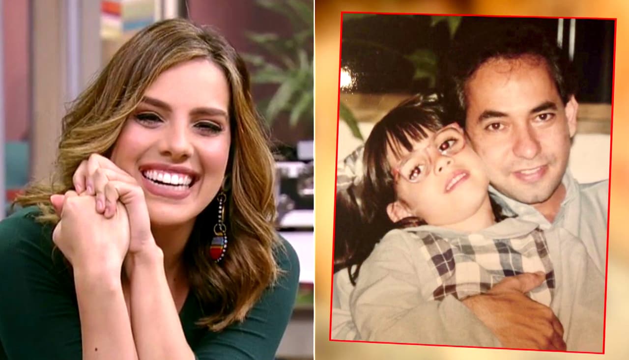 El mejor ejemplo que Andrea Chediak tiene de su padre es: trabajar honradamente y luchar por sus sueños.