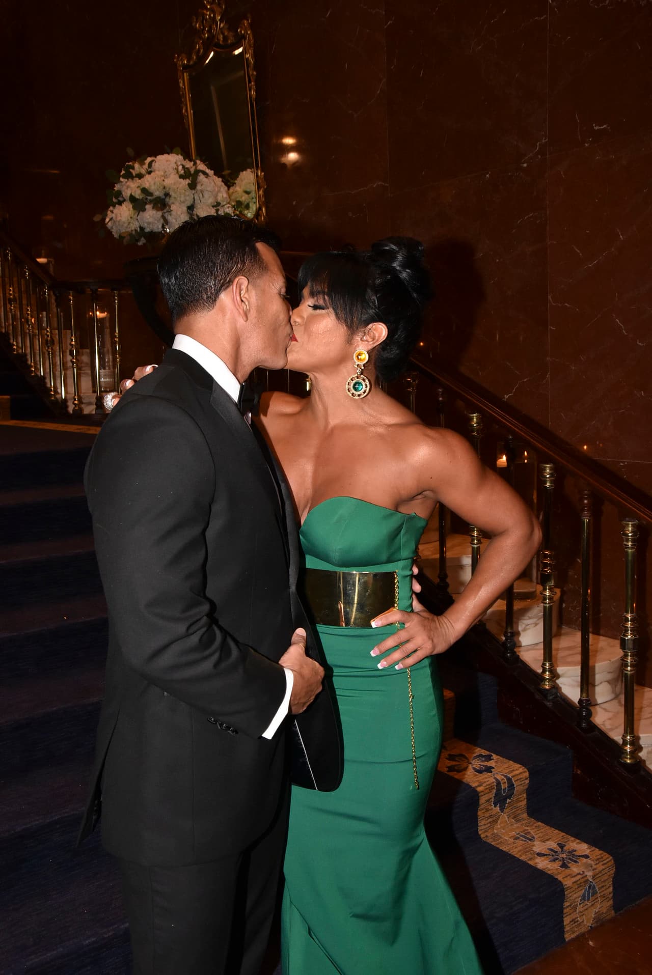 Con José Berdecía, Maripily también ocupó la pista de baile, sobre todo a la hora de los boleros.