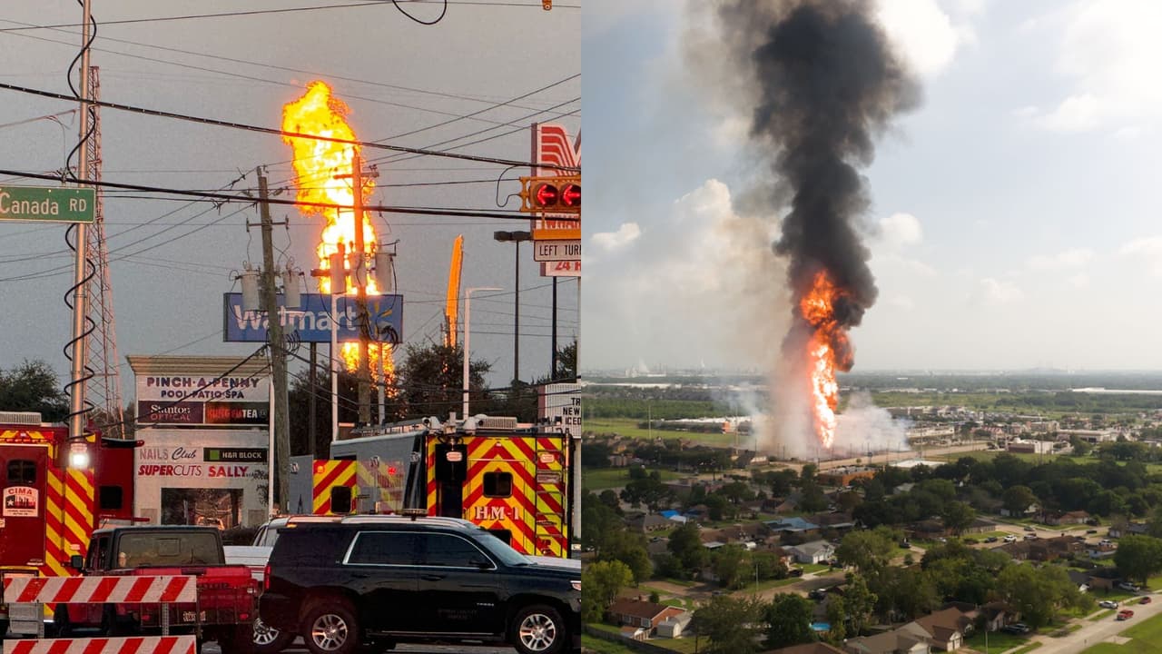Por qué el incendio en una tubería de gas en Deer Park, Texas no fue un ataque terrorista