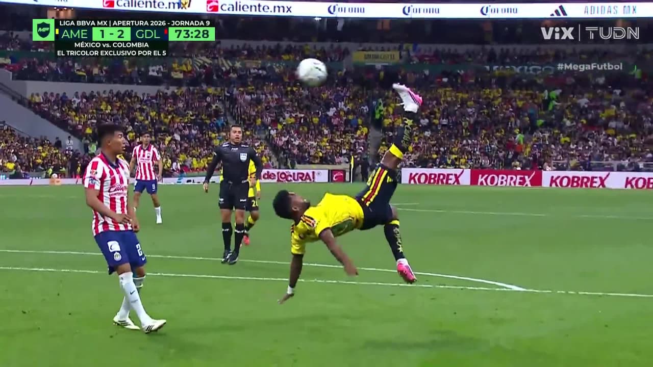 ¡Ultra Mega Golazo! Chilena de Borja que pinta para el gol del año