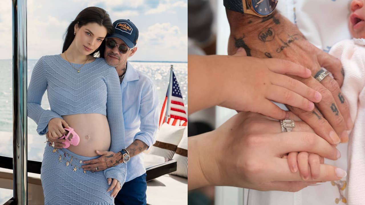 ¡Ya nació su bebé! Nadia y Marc Anthony comparten primeras fotos de su hija, ¡y revelan su nombre!